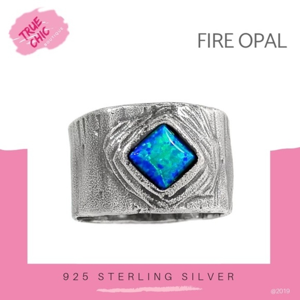 Israeli Designed Fire Opal Ring